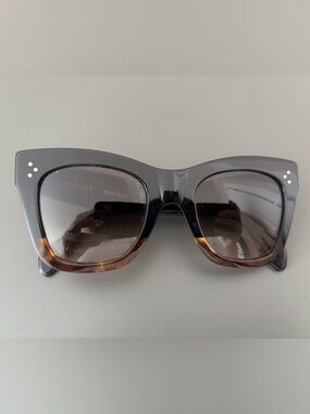 Celine 3 Dots Acetate Cat-Eye Sunglasses